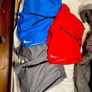 Nike running shorts 3 for 1